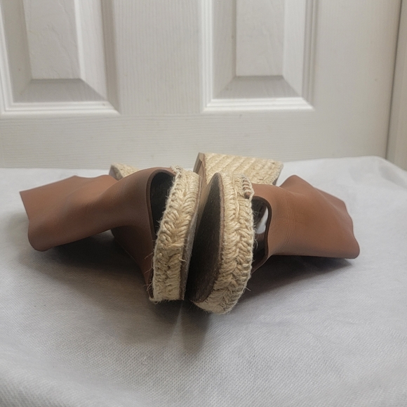 Céline Phoebe Philo Leather Espadrille Wedges size 39 - Picture 14 of 16